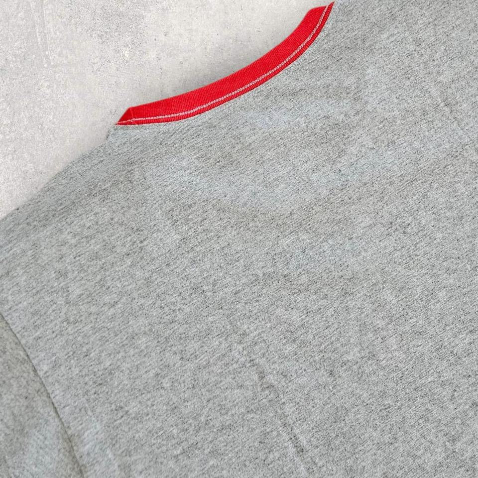 Gildan Grey Football T-shirt - LLizard Vintage ClothesT-Shirts