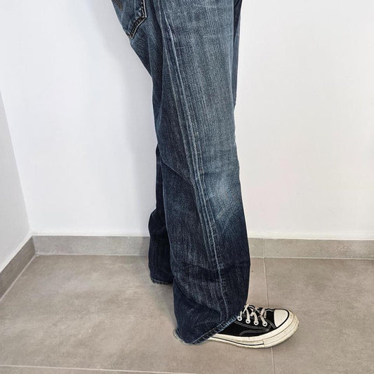 Levis 501 Navy Jeans - 38x32JeansLizard Vintage Clothes
