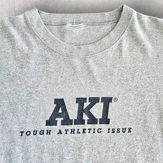 AKI Vintage Grey T-shirt L חולצת וינטאג אפורה AKI במידה לארג׳