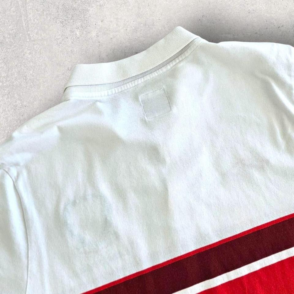 Vintage Umbro Red Polo Tee L חולצת פולו אומברו וינטאג אדומה במידה לארג׳