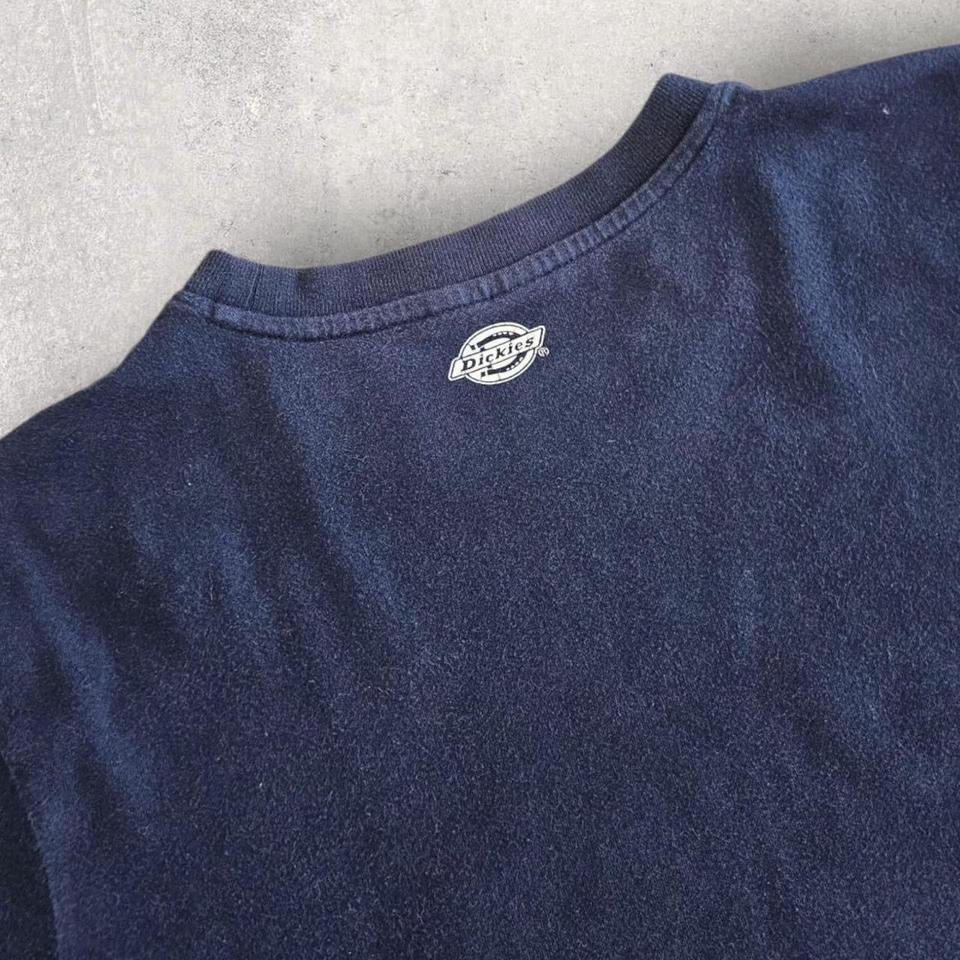 Dickies Navy Logo T-shirt חולצת דיקיס כחולה מידה M