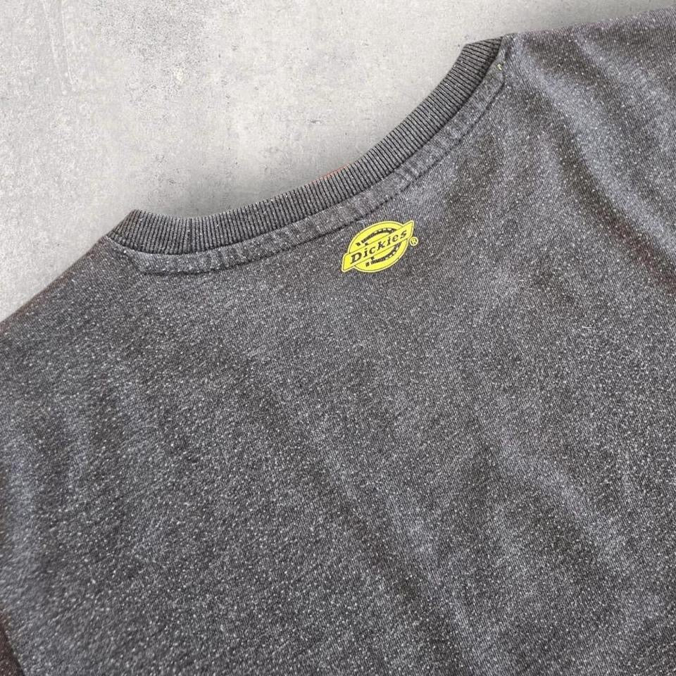 Dickies Grey Logo T-shirt חולצת דיקיס אפורה לוגו מידה XS