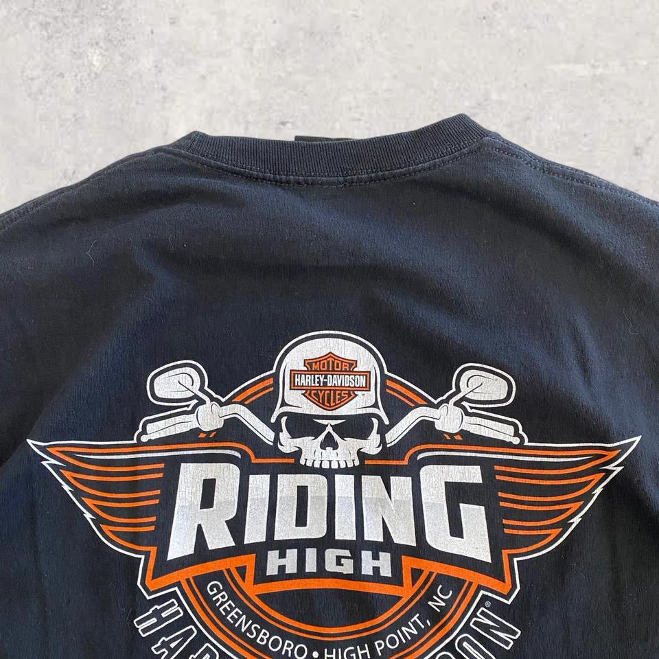 Harley Davidson Black Graphic T-shirt - L
