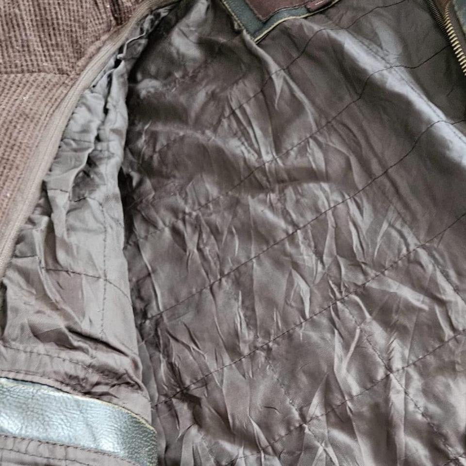 Guess black leather jacket XL vintage streetwear