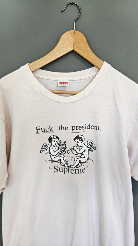 Supreme Logo Tshirt - L חולצת טי לוגו סופרים יד שנייה