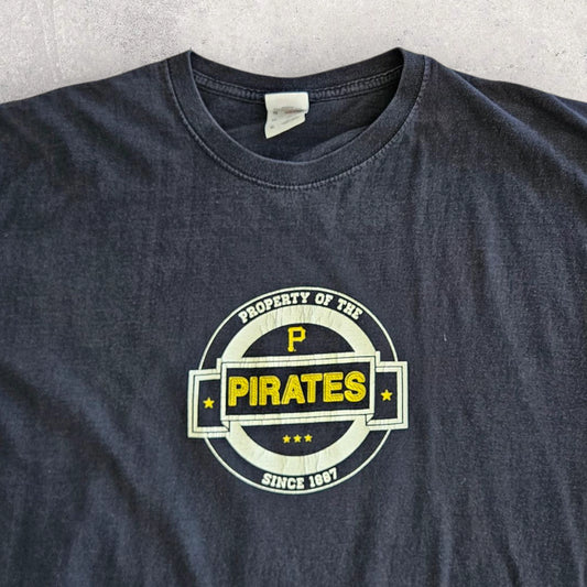 Fruit Of the Loom Pirates Tshirt - XL - חולצת פיראטים וינטג'