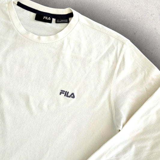 Fila Long sleeve Logo Tshirt - M חולצת לונג סליב פילה לוגו מידה M יד שנייה וינטג'