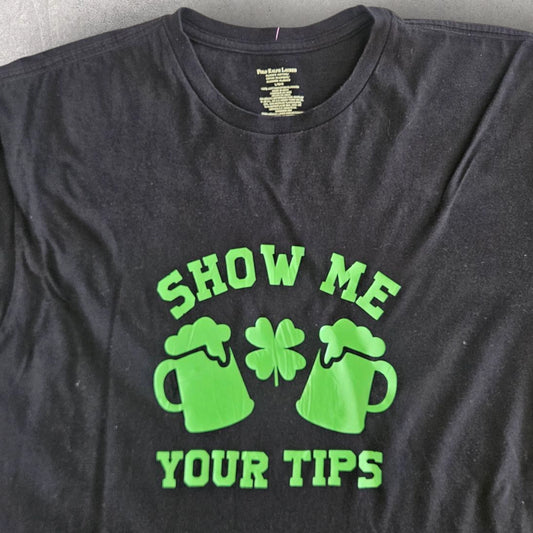 Polo Ralph Lauren Print Tshirt - L חולצת טי פולו ראלף לורן מודפסת וינטג'