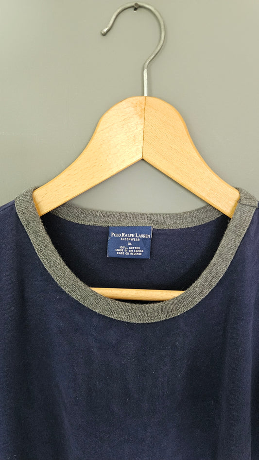 Polo Ralph Lauren Navy Tshirt - XL חולצת טי ראלף לורן כחולה כהה וינטג'