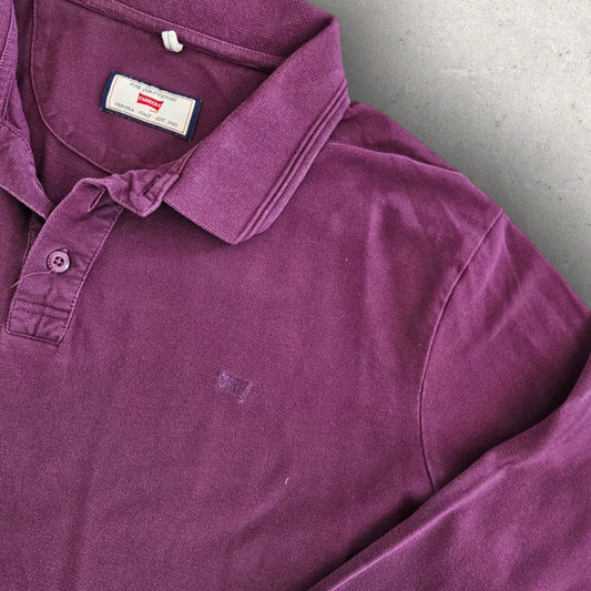 Carrera Purple Polo Tee - L, חולצת פולו סגולה Carrera