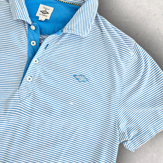 Vintage Umbro Stripes Polo - L חולצת פולו וינטג' של אמברו עם פסים, מידה L