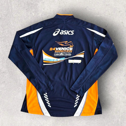 Asics 1/4 zip Biker Top - S