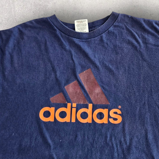 Vintage Adidas Logo Tshirt XXL - חולצת אדידס וינטג'