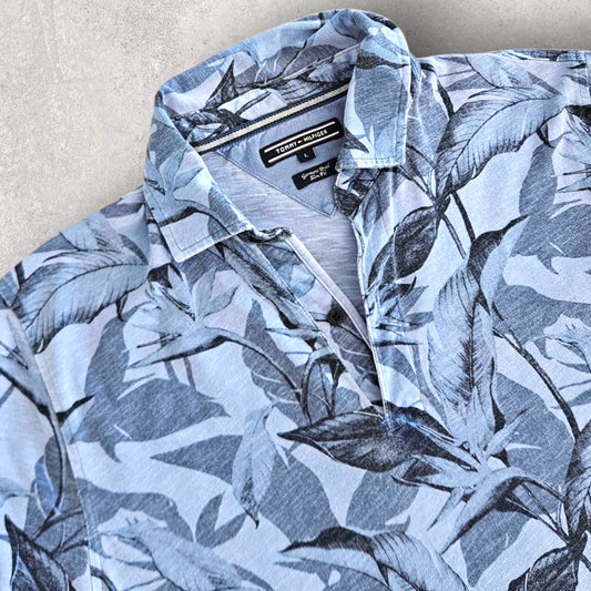 Tommy Hilfiger Graphic Polo Tee - L, חולצת פולו גרפית טומי הילפיגר