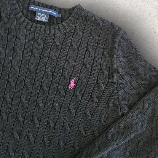 Womans Ralph Lauren Sports Sweater - M סוודר ספורטיבי של ראלף לורן לנשים, מידה M/L