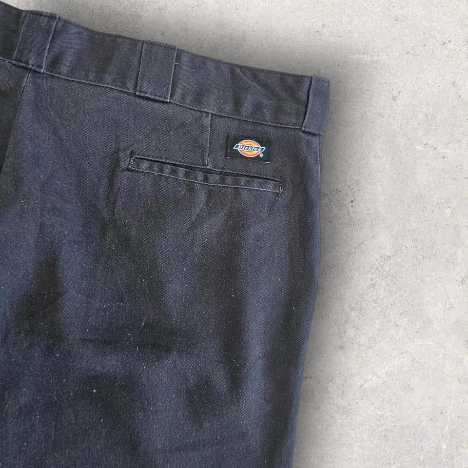 Dickies 874 Black Flex Shorts, מכנסי דיקיס שחורים במצב מצוין עם חיתוכים מותאמים