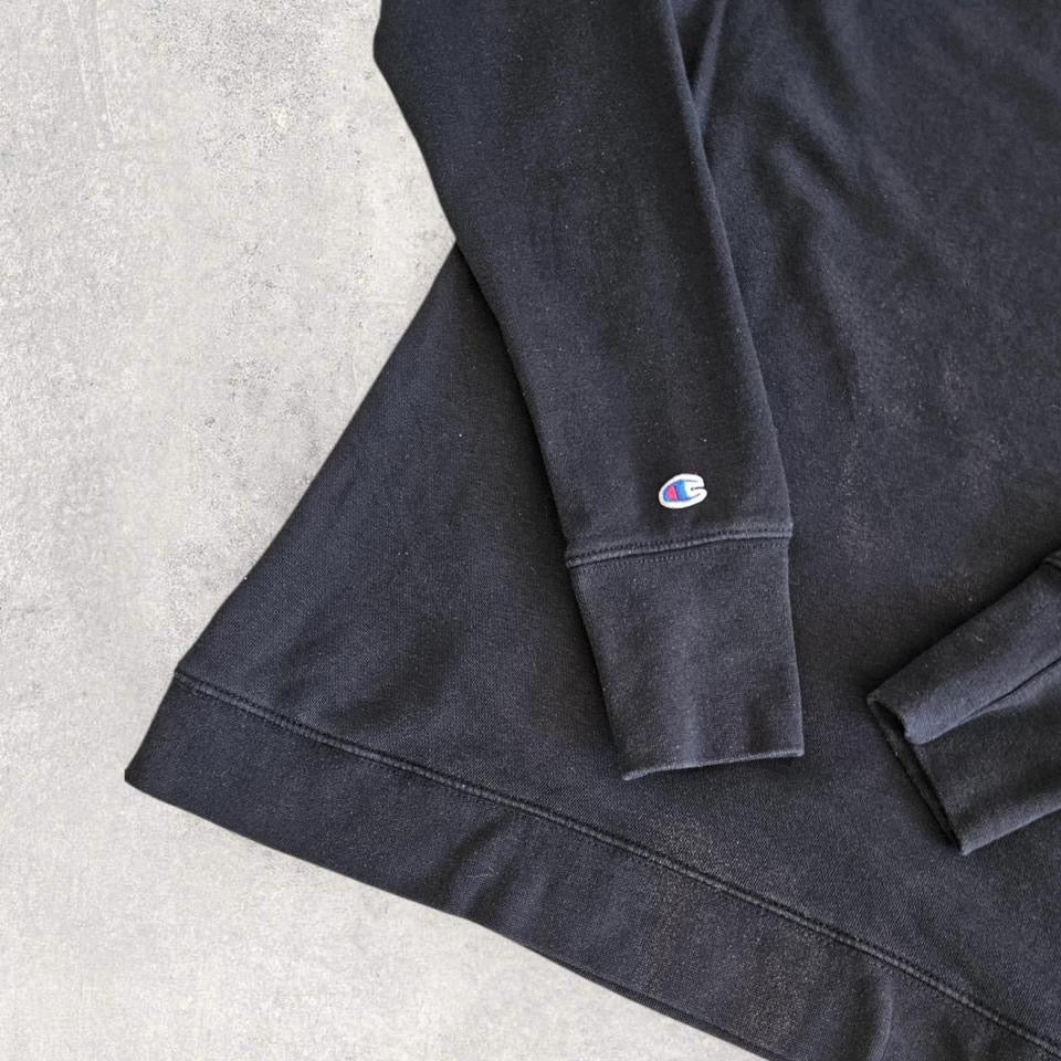 Champion Black Hoodie S, black hoodie