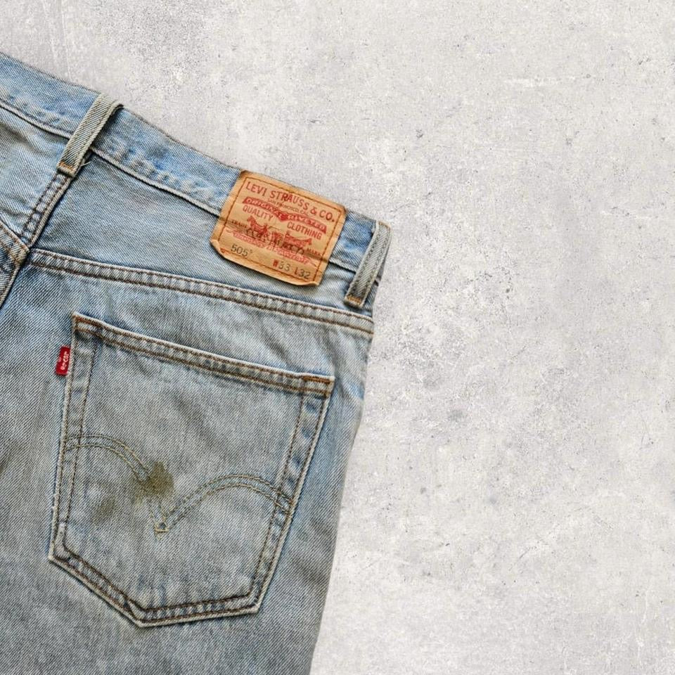Levi’s 505 Blue Short Jeans – W32