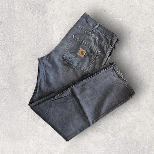 Carhartt Grey Workwear Pants - 38x34, Waist 104cm, Length 117cm, workwear style, 8/10 Condition.