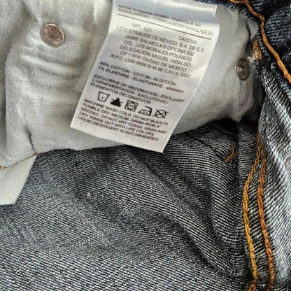 Signature Levi’s Strauss Navy Jeans – W40 בגזרת רילקס