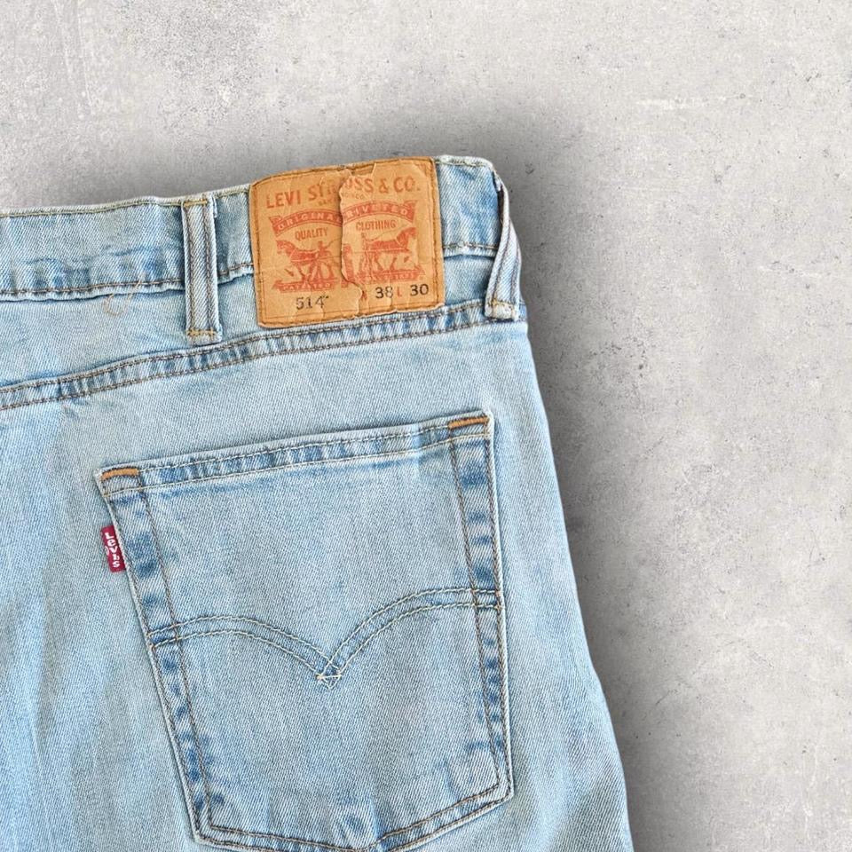 Levi’s 514 Blue Short Jeans – W38 ג’ינס קצר וינטאג’
