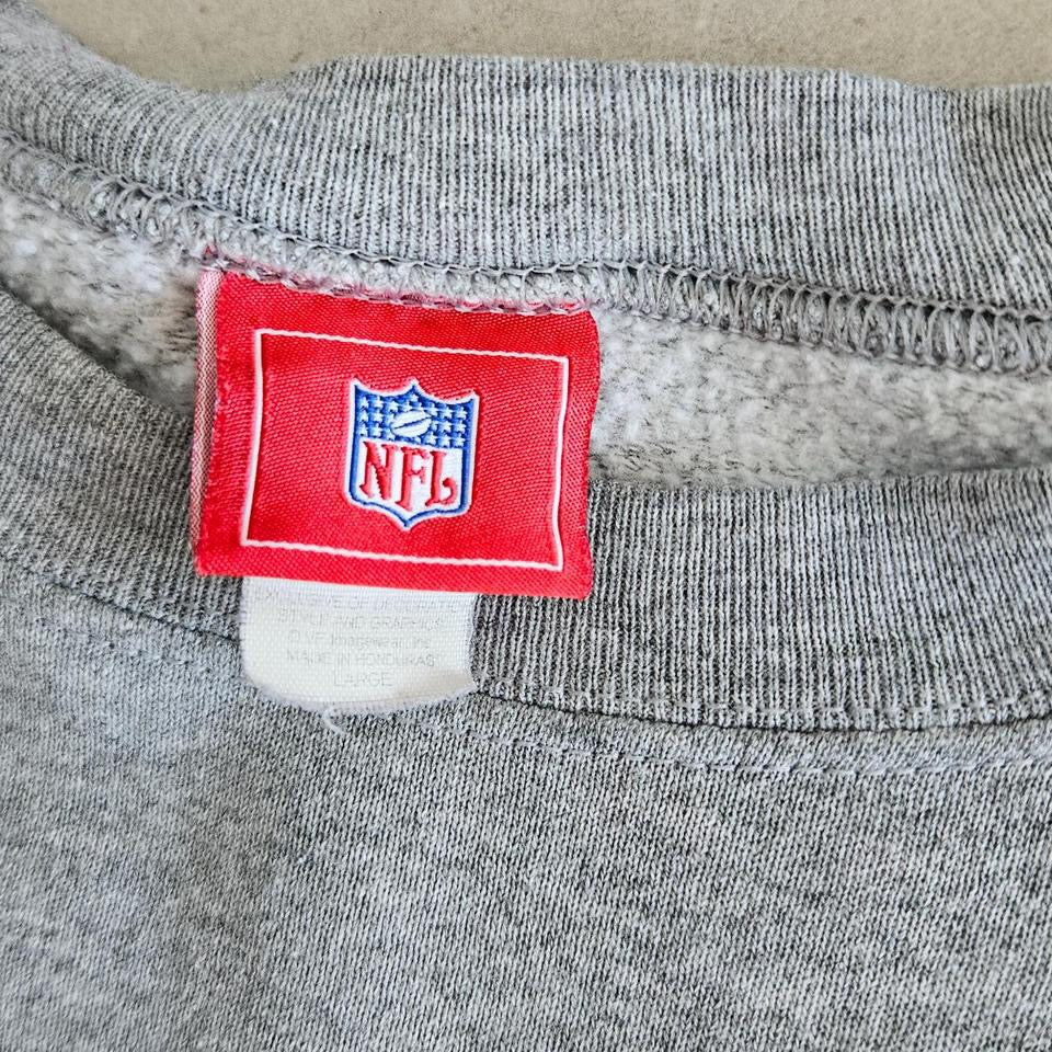 סווטשירט אפור NFL Steelers, מידה L