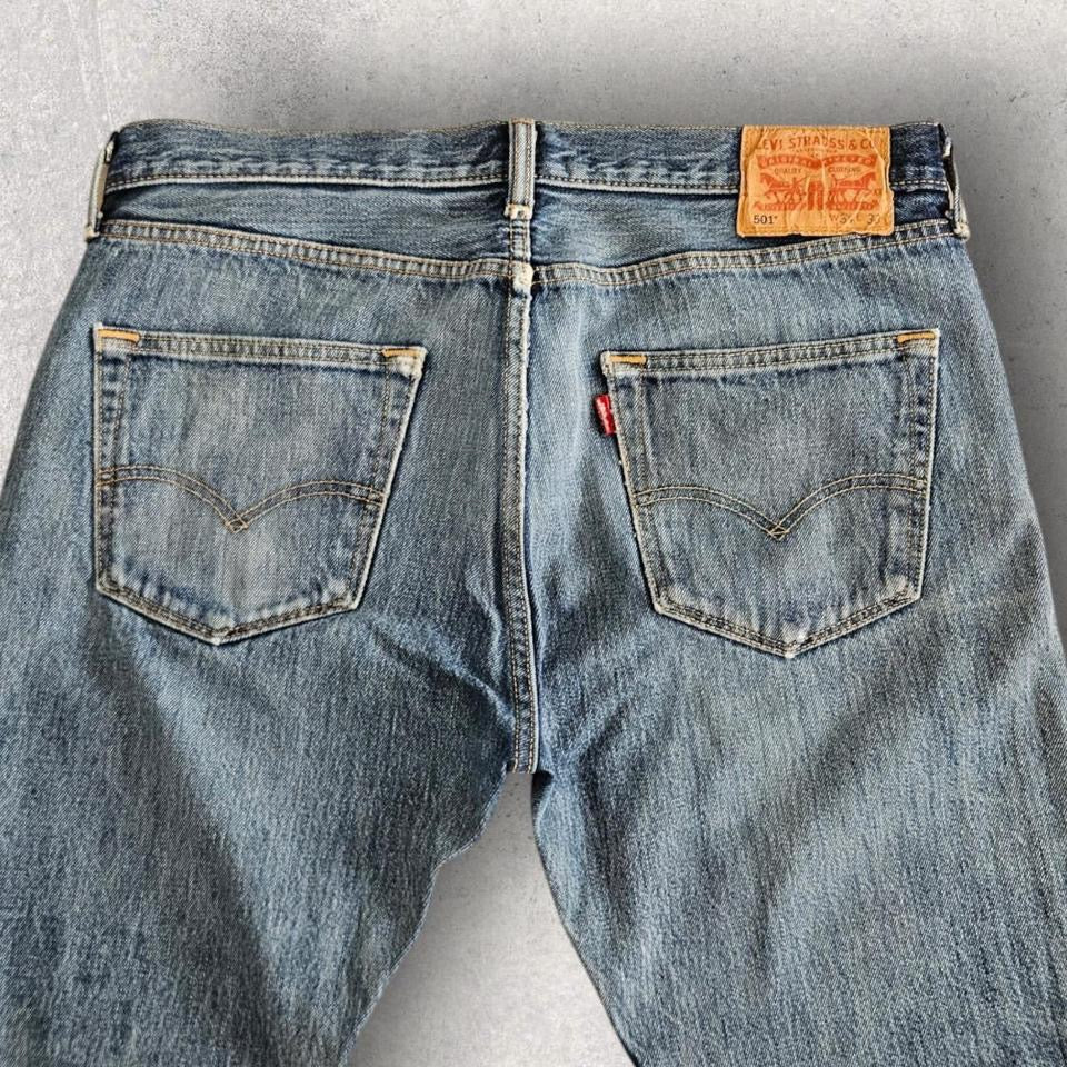 Levi’s 501 Navy Jeans, ג’ינס וינטאג’ מקור