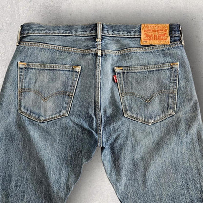 Levi’s 501 Navy Jeans, ג’ינס וינטאג’ מקור