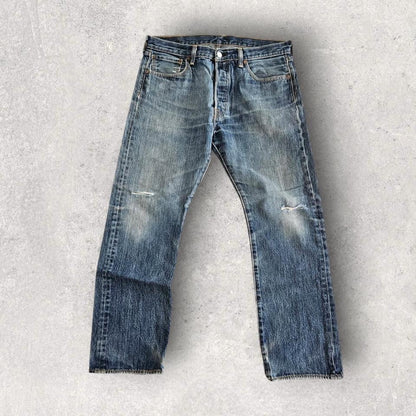 Levi’s 501 Navy Jeans, ג’ינס וינטאג’ מקור