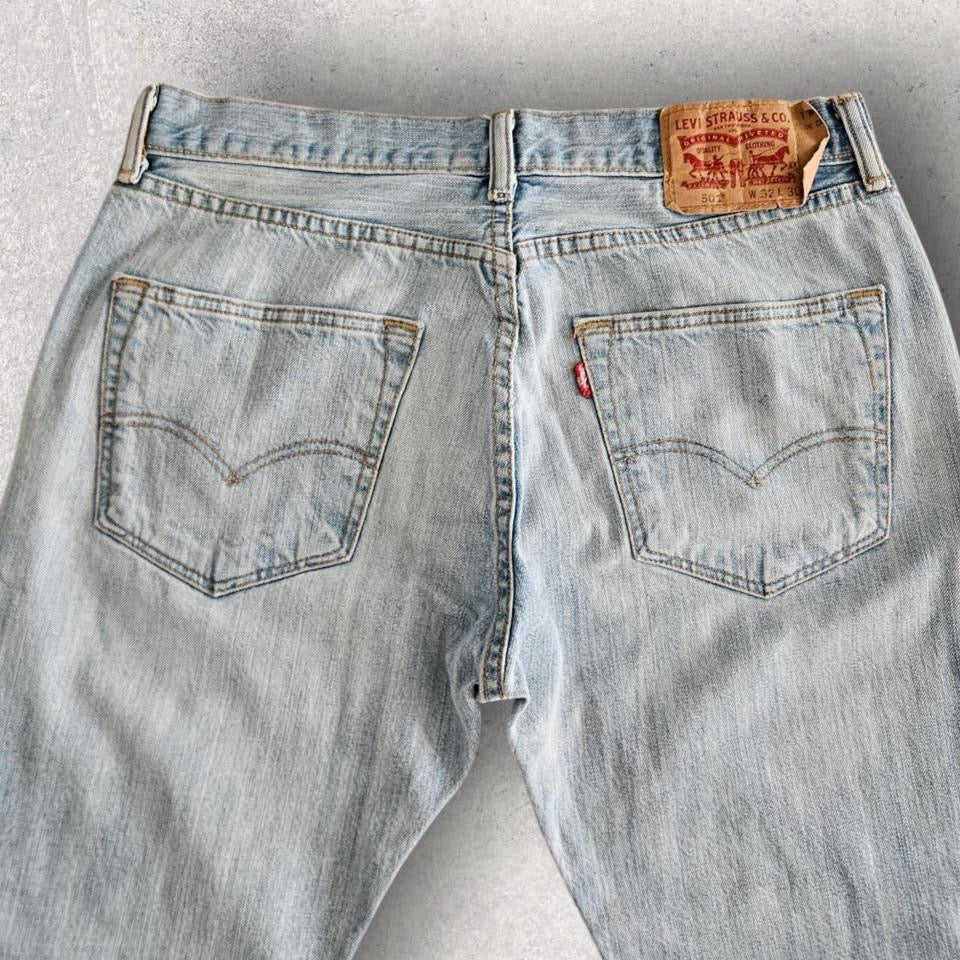 Levi's 501 Blue Jeans - Washed במידות W32 L30 במצב 8.5/10
