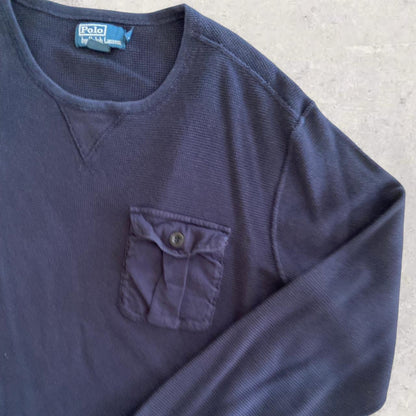 Polo Ralph Lauren Navy Long sleeve Tee — alternate product view