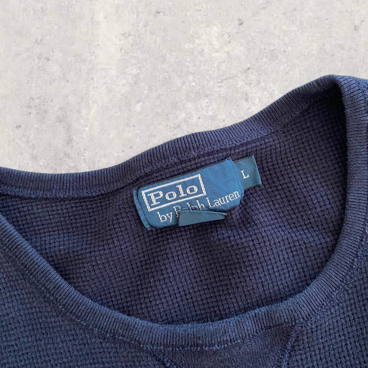 Polo Ralph Lauren Navy Long sleeve Tee — detail view