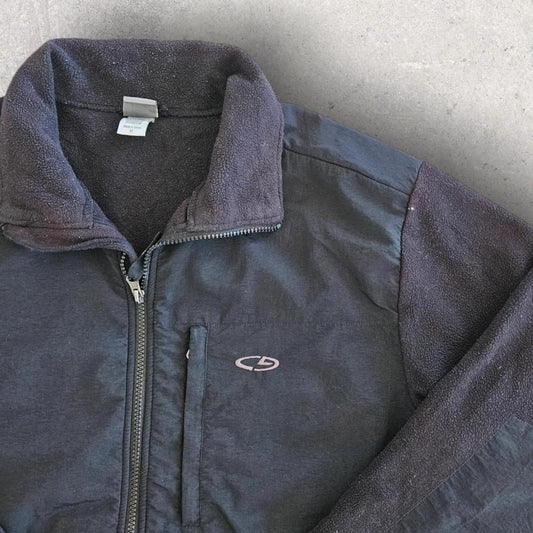Champion black fleece jacket medium M/L size, perfect condition
