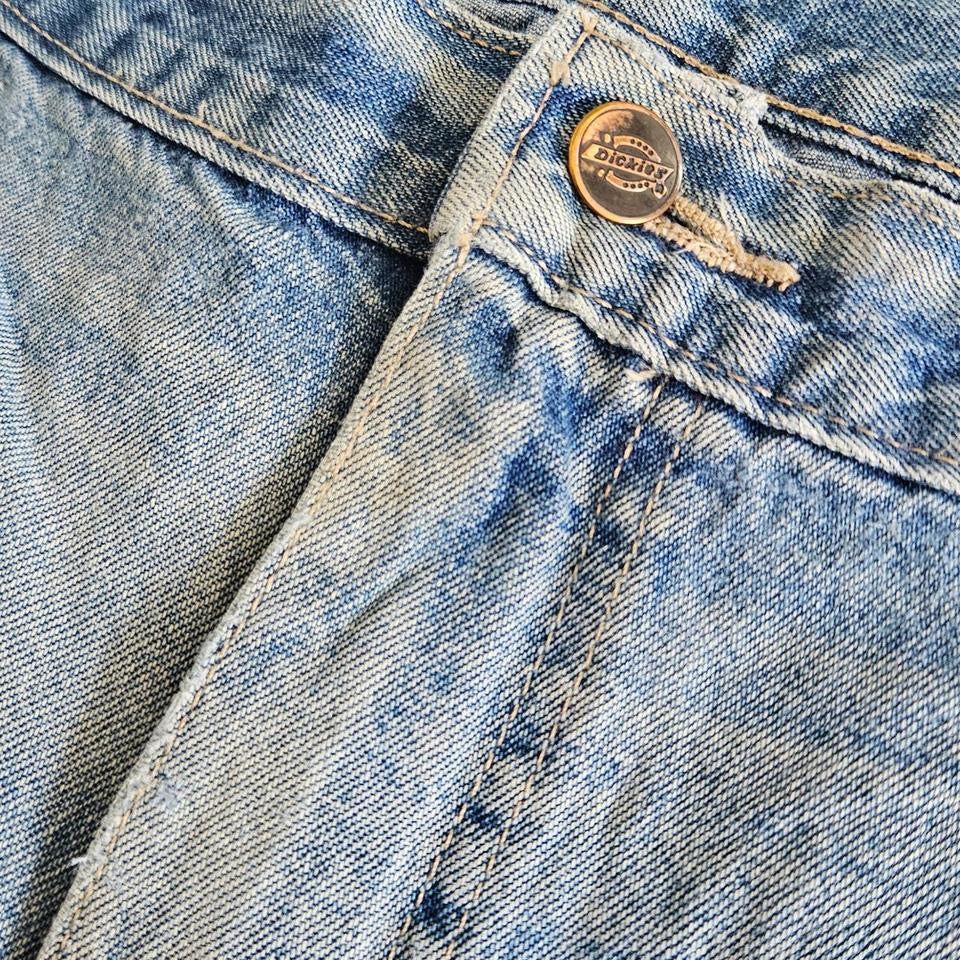 Dickies Blue Carpenters Short Jeans - W38, Waist 94cm, Length 50cm, 8/10 Condition