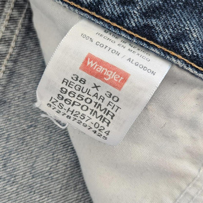 Wrangler blue short jeans W38
