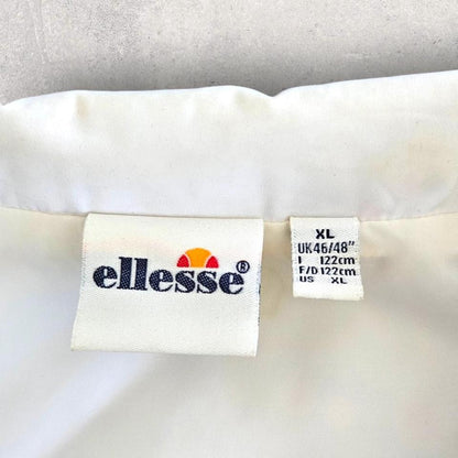 Vintage Ellesse White Sports Windbreaker XLarge