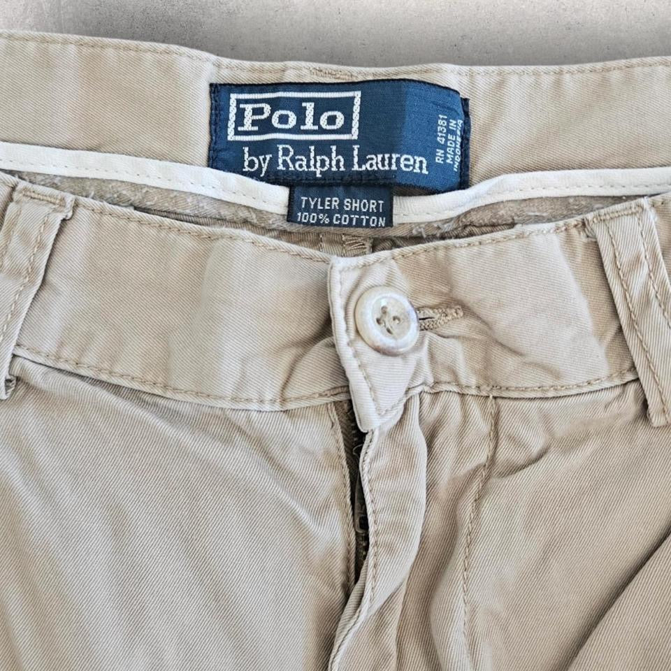 Polo Ralph Lauren Cream Shorts בצבע קרם