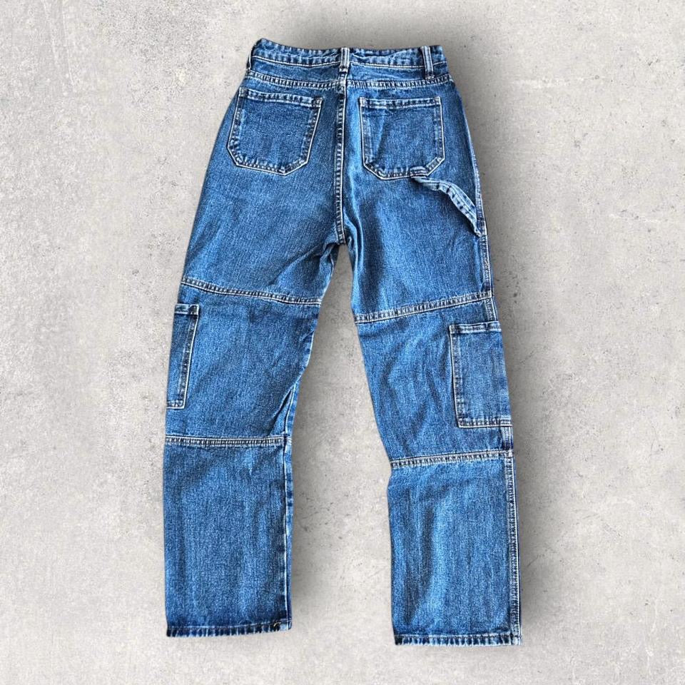 Carpenters cargo workwear jeans vintage streetwear W27 L41         