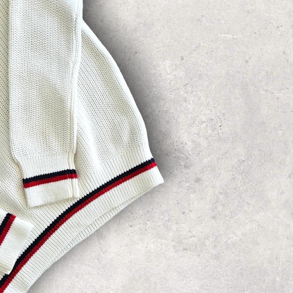 Tommy Hilfiger White Knitted Sweater S 