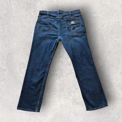 Carhartt Navy Jeans - 36x30, Waist 92cm, Length 103cm, relaxed fit, 8.5/10 Condition.