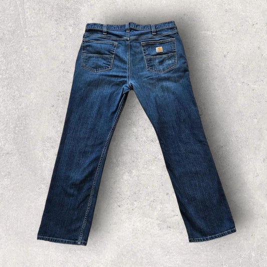 Carhartt Navy Jeans - 36x30, Waist 92cm, Length 103cm, relaxed fit, 8.5/10 Condition.