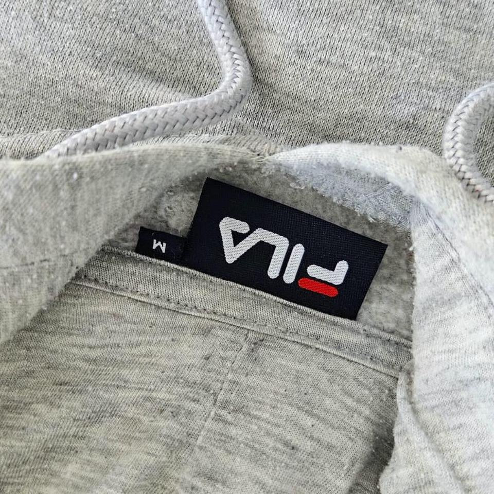 Y2K Fila Grey Hoodie Medium, grey color, excellent condition