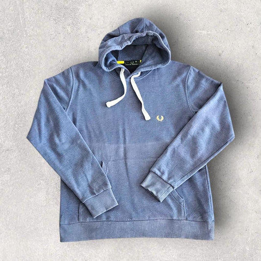 Fred Perry Blue Hoodie, large size,