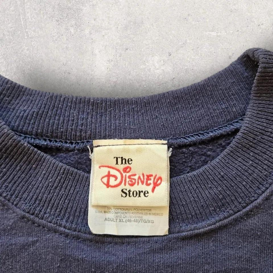 Vintage Disney Sweater - L, סוודר וינטג' דיסני כחול נייבי מידה L