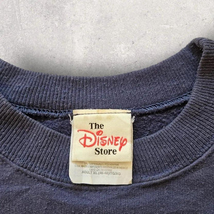 Vintage Disney Sweater - L, סוודר וינטג' דיסני כחול נייבי מידה L