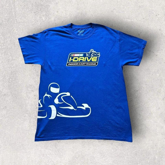 Gildan Nascar Graphic Tee Large חולצת נאסקר וינטאג מידה L – Chest 54cm Length 73cm