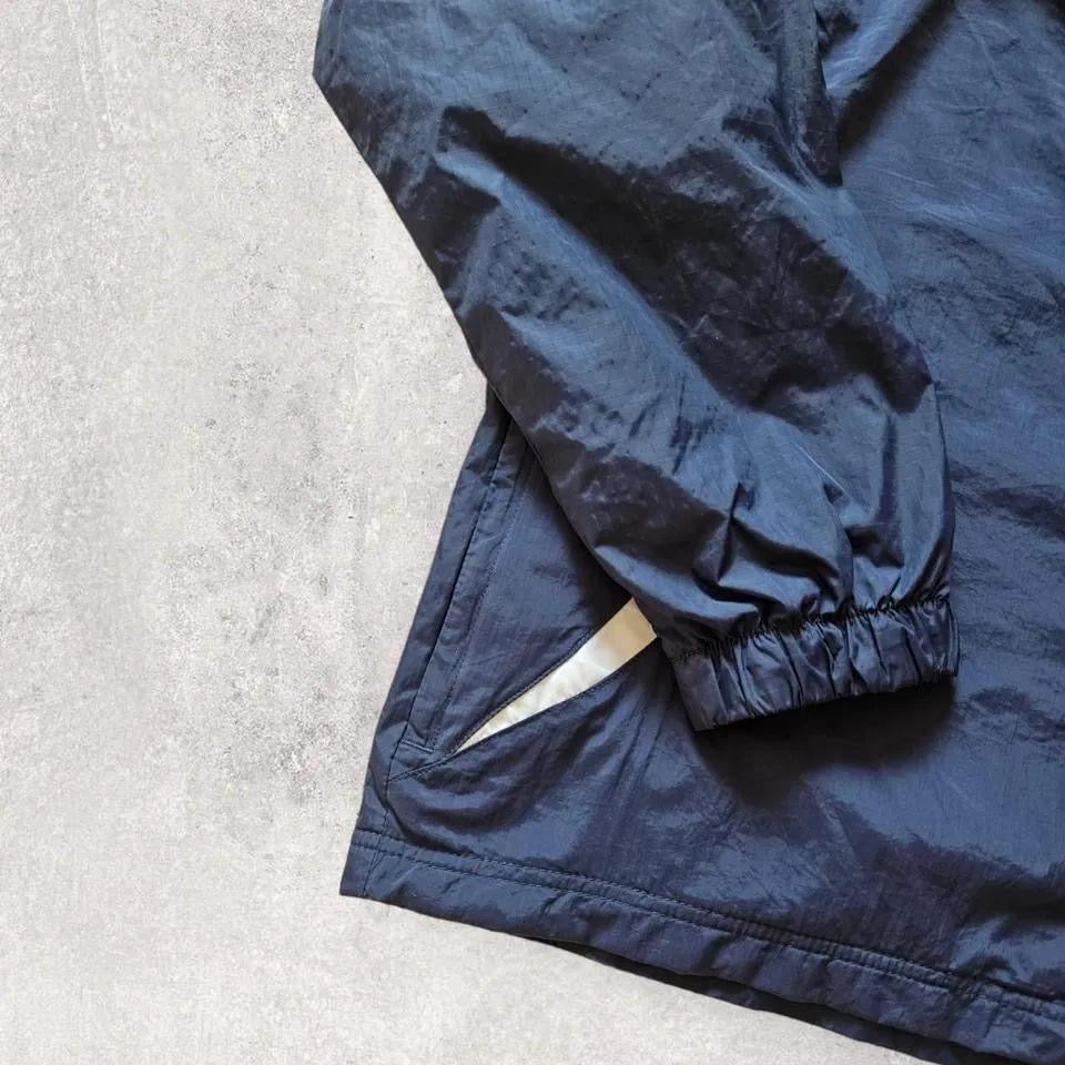 Vintage Reebok nylon jacket size L navy lightweight