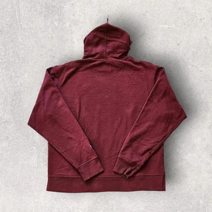 Champion Small Logo Hoodie M, red color, small front logo