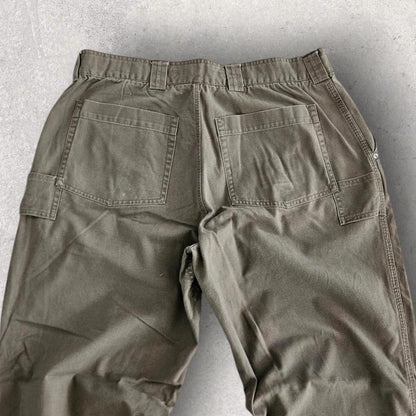 Green Baggy Carpenters Jeans – 36x32 בצבע ירוק, מידה W36