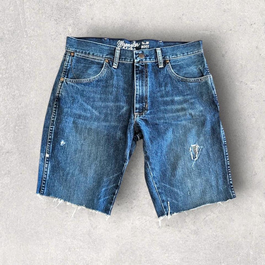 Wrangler Navy Short Jeans - W34